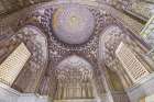 Samarkand, Uzbekistan, Central Asia interior dome of a mausoleum at the Shah-i-Zinda. Vintage Print